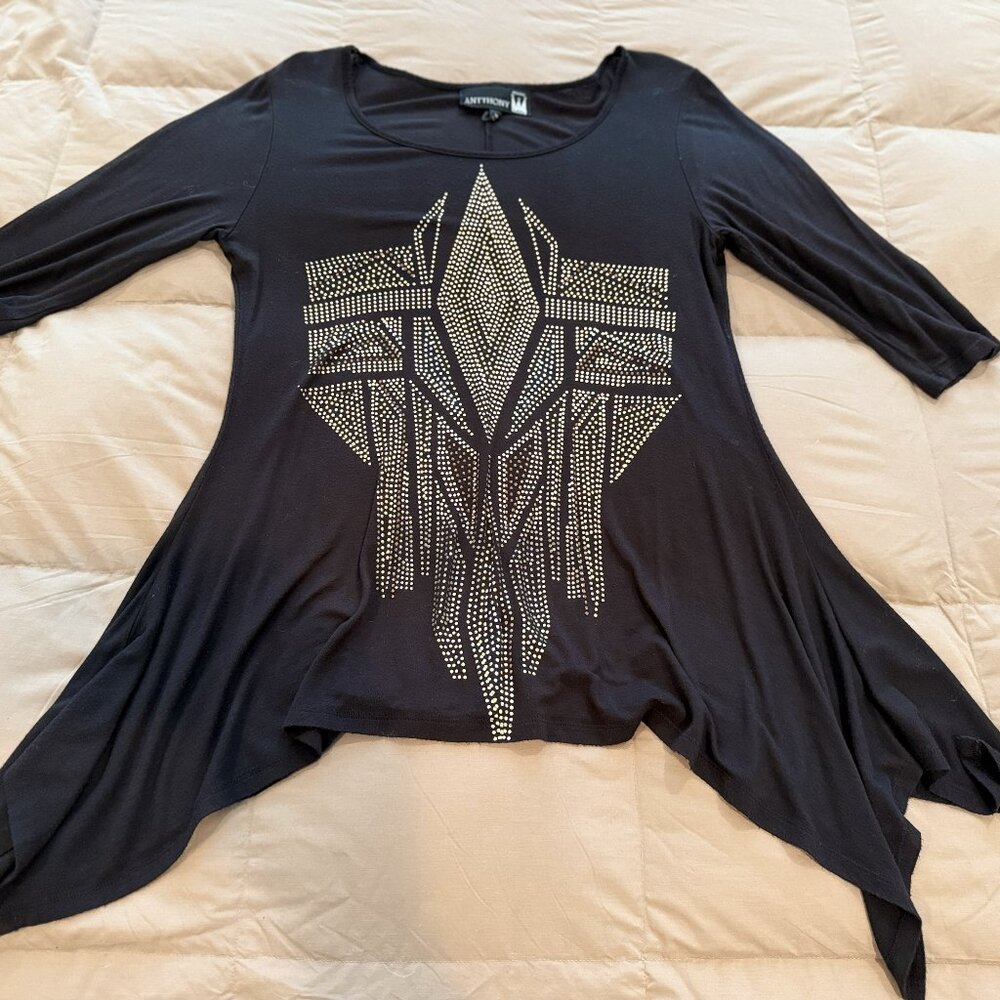 Antthony Top Brown Size M & 20% OFF if you buy 4 items I sell !